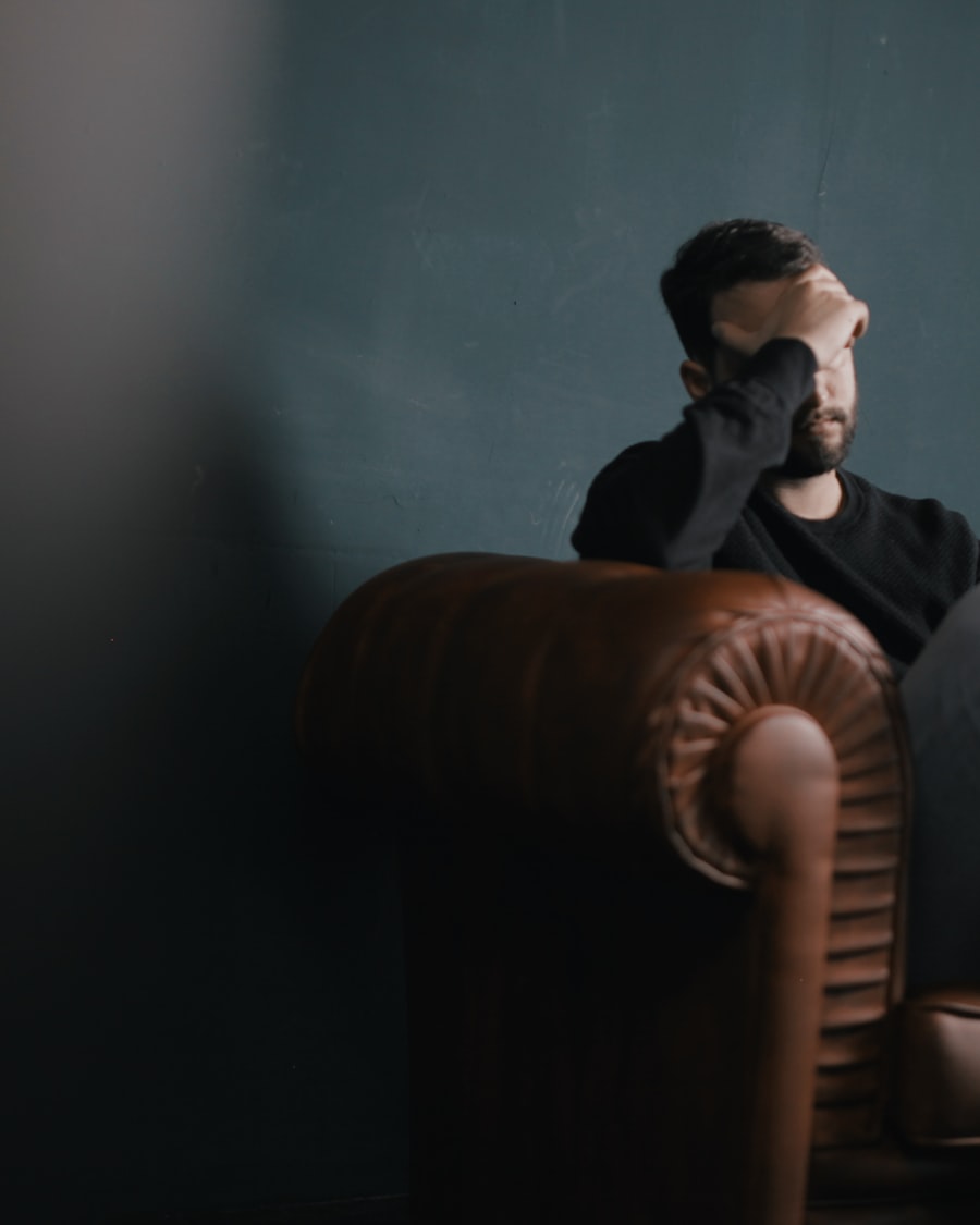 Persona en una sesión de terapia EMDR